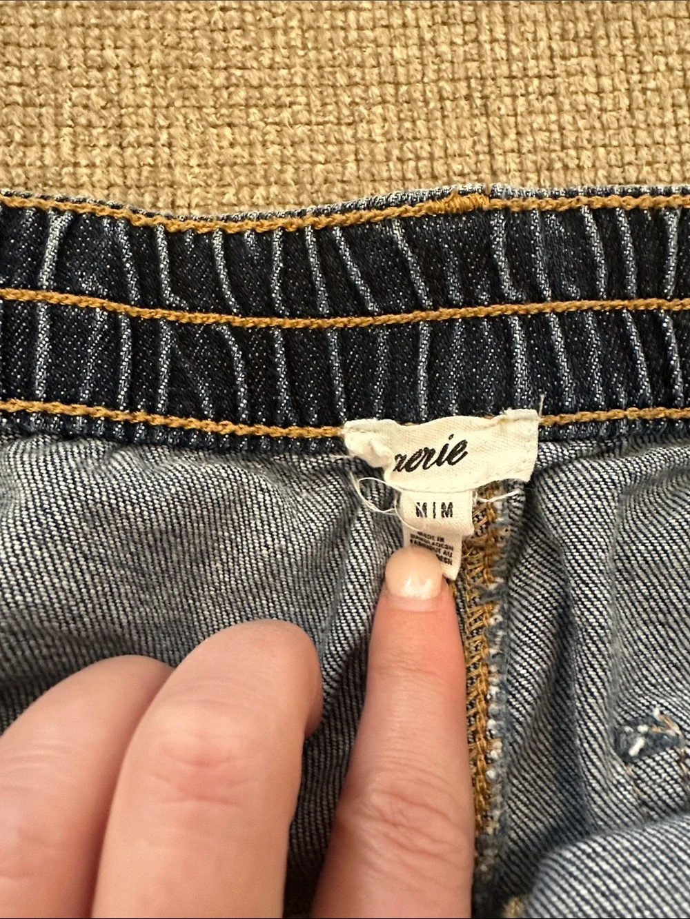 Aerie Distressed Denim Short